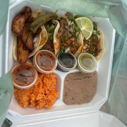 Taqueria Dona Chole - Birria Beef taco plate no cheese