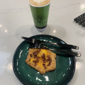 Tellus Coffee - Bacon, egg, and cheddar crostata - Coffee Roasteries Near Me - Walnut Creek, California