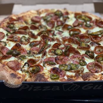 Pizza Guys - Pepperoni jalapeño - Pizza Near Me - Chatsworth, California Pizza Guys - Pepperoni jalapeño - Pizza Near Me - Chatsworth, California