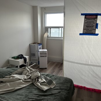 CLV Group - CLV group is removing Asbestos (carcinogen substance) with me in the bedroom - Real Estate Services Near Me - Ottawa, Ontario CLV Group - CLV group is removing Asbestos (carcinogen substance) with me in the bedroom - Real Estate Services Near Me - Ottawa, Ontario