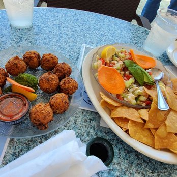 Lazy Days Restaurant - Conch ceviche and conch fritters - Seafood Near Me - Islamorada, Florida
