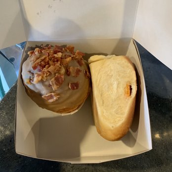 Benji's Bakery & Cafe - Maple bacon cruffin and papaya bread. - Bakeries Near Me - Anchorage, Alaska