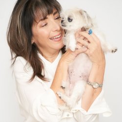 Artistic Director Lesly Kahn with Khaleesi
