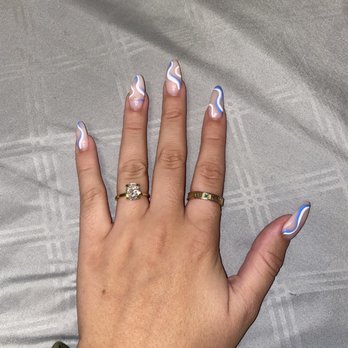 Her Nail Bar  - Dip nails with designs - Nail Salons Near Me - Richardson, Texas