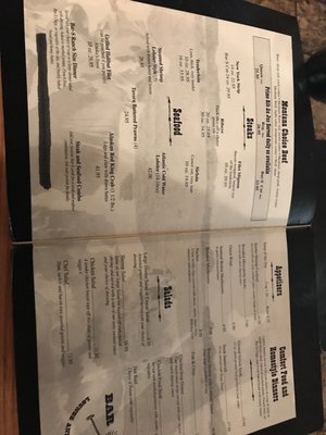 Menu photo 7 Bar-S Lounge Supper Club Great Falls, MT