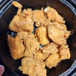 KFC - 10-piece chicken nuggets with no sauce because neither sauceI I ordered was in the DoorDash bag