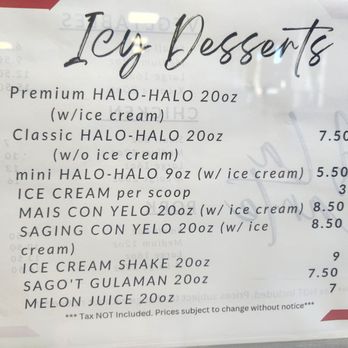 Kujo Eats - Dessert list - Filipino Near Me - National City, California