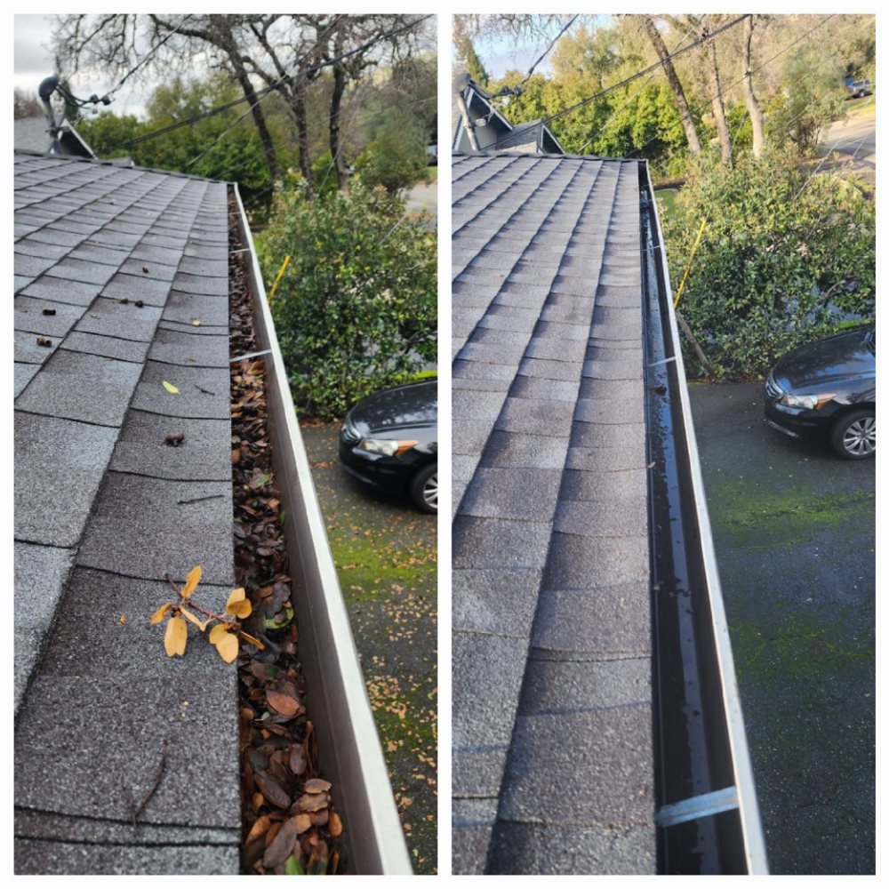 Slide of El Dorado Hills Gutter and Solar Panel Cleaning