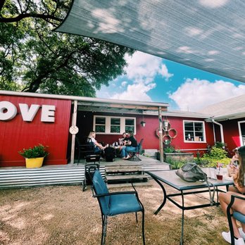 The Hive - Outdoor seating area. - Cafes Near Me - Austin, Texas The Hive - Outdoor seating area. - Cafes Near Me - Austin, Texas
