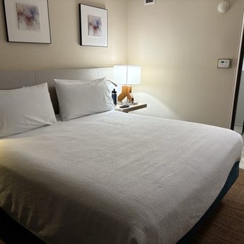 Hilton Garden Inn Williamsburg - Comfy bed in a king room with lots of good pillows. - Hotels Near Me - Williamsburg, Virginia