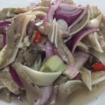 Mila's Tokwa't Baboy - This is their plain sisig: full of pig ears, soupy and vinegary like Ilocano dinakdakan. - Filipino Near Me - Manila, NCR