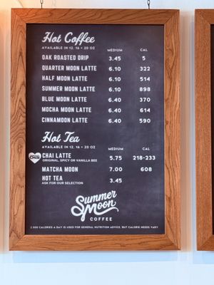Menu photo 3 Summer Moon Coffee San Marcos, TX