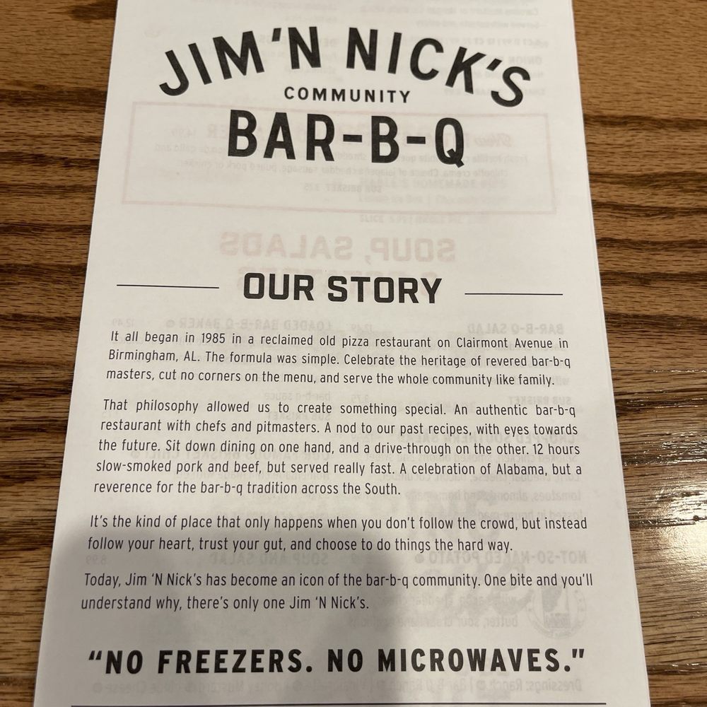 Jim 'N Nick's Bar-B-Q - Barbeque Near Me - Hoover, Alabama Jim 'N Nick's Bar-B-Q - Barbeque Near Me - Hoover, Alabama