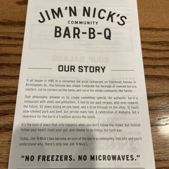 Jim 'N Nick's Bar-B-Q - Barbeque Near Me - Hoover, Alabama Jim 'N Nick's Bar-B-Q - Barbeque Near Me - Hoover, Alabama