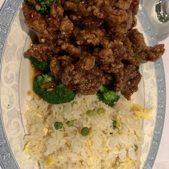 China Palace - Szechuan Beef lunch special with fried rice - Chinese Near Me - Walnut Creek, California