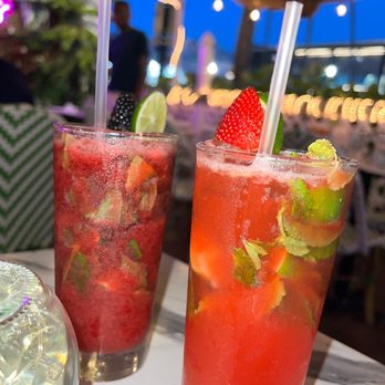 Garden House Latin Restaurant - Blackberry Mojito and Strawberry Mojito - Colombian Near Me - Miami Beach, Florida Garden House Latin Restaurant - Blackberry Mojito and Strawberry Mojito - Colombian Near Me - Miami Beach, Florida