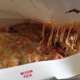 The Mexican Pizza I was so pumped for.Please do not place them on the bottom of the bag under other items. The Mexican Pizza I was so pumped for.Please do not place them on the bottom of the bag under other items.