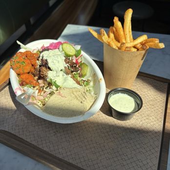 Brassica - Fries are a must add on!!! You'll thank me later! - Mediterranean Near Me - Columbus, Ohio Brassica - Fries are a must add on!!! You'll thank me later! - Mediterranean Near Me - Columbus, Ohio