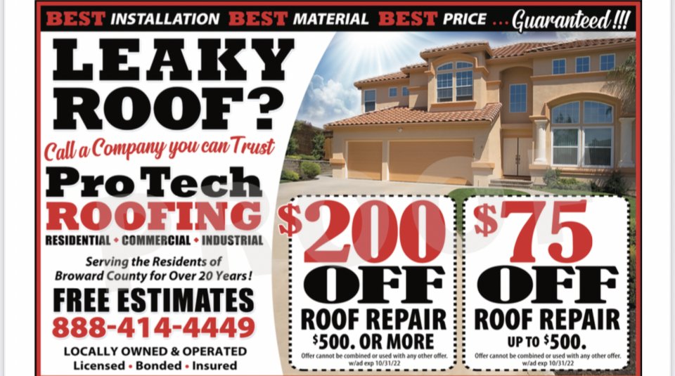 Slide of Protech Roofing