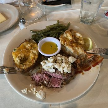 Opus Ocean Grille - Surf n' Turf special. - Seafood Near Me - Clear Lake Shores, Texas