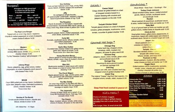Menu photo 1 Jaspers Cafe Medford, OR