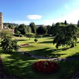 Early morning view over Parade Gardens in July.