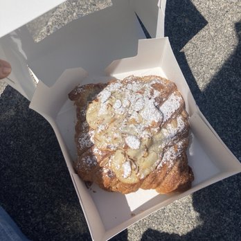 Pluto Organic Cafe - Large almond croissant! - Breakfast & Brunch Near Me - Seattle, Washington