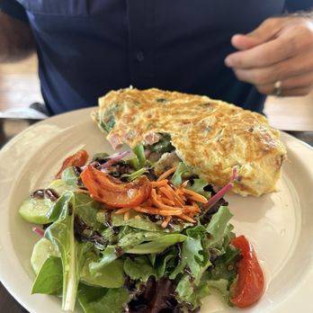 Cafe Le Reve - Le Porc Omelette with salad - Breakfast & Brunch Near Me - Riverside, California Cafe Le Reve - Le Porc Omelette with salad - Breakfast & Brunch Near Me - Riverside, California