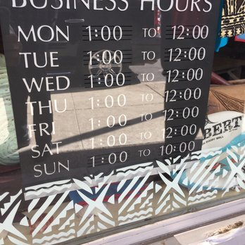 Kava Bar - It says 1:00, I'm here at 2:07, still closed... very bad service, I don't like my time wasted. - Lounges Near Me - San Bruno, California