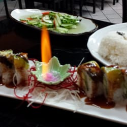 Aloha Sushi - Can you believe this awesome dragon roll is on the 50% discount menu?