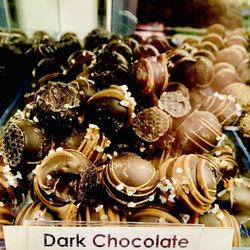 The Brass Monkey - Dark Chocolate sea salt caramel Truffle is the best one. Winners circle :)...