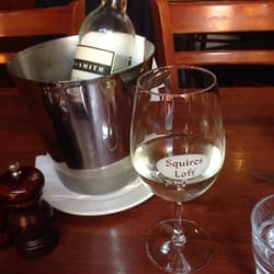 Squires Loft - Easing into lunch at the loft! Now bring me my steak!!
