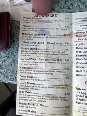 Menu photo 2 Casey Key Fish House Osprey, FL Menu photo 2 Casey Key Fish House Osprey, FL
