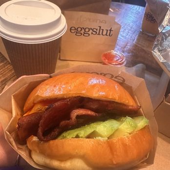 Eggslut - Bacon, Egg & Cheese - Breakfast & Brunch Near Me - Los Angeles, California