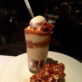 Canoe - Salted caramel popcorn sundae! - New American Near Me - Atlanta, Georgia