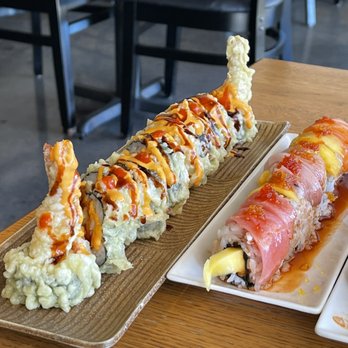 Daichi Sushi and Grill - a sushi roll on a plate - Japanese Near Me - Cedar Park, Texas Daichi Sushi and Grill - a sushi roll on a plate - Japanese Near Me - Cedar Park, Texas