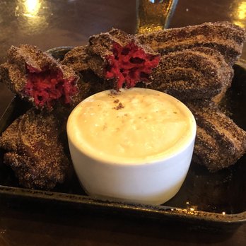 Bosscat Kitchen & Libations - Red velvet mini churros - New American Near Me - Houston, Texas