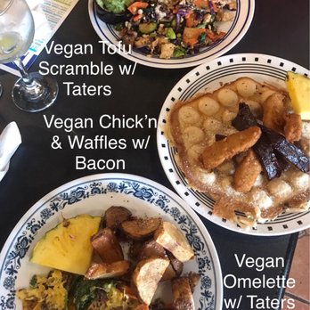 Dancing Avocado Kitchen - Vegan tofu scramble, vegan Chick'n & waffles, & vegan omelette - Mexican Near Me - Daytona Beach, Florida