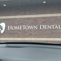 Hometown Dental - Advertising on the front of the building