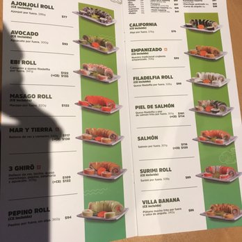 Okuma - Menu - Sushi Bars Near Me - Guadalajara, JAL