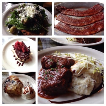 Fig Tree Cafe - Restaurant Week..Fried Eggplant w/ Arugula, Man Candy, Short Ribs, Bread Pudding & Tiramisu! - Breakfast & Brunch Near Me - San Diego, California