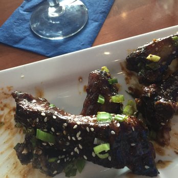 Cafe Blue - Crispy Asian ribs app. Really good! I like what they've done to the place. Great HH. - Seafood Near Me - Bee Cave, Texas