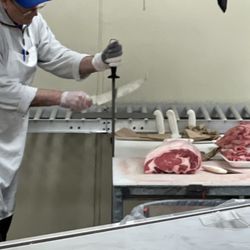 Kroger - Ask the butcher not to trim the fat! Most of the fat melts way, producing a lovely light smoke when the drippings hit the fire
