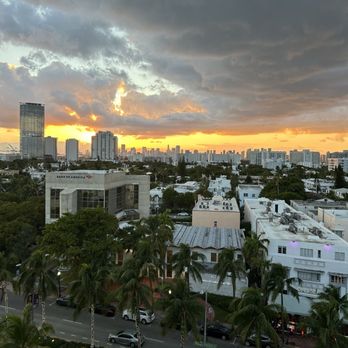 Moxy Miami South Beach - View from roof top. - Hotels Near Me - Miami Beach, Florida