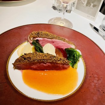 Spruce - pistachio and coriander crusted duck breast - American Near Me - San Francisco, California