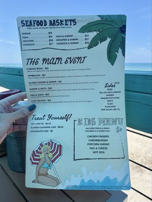 Menu photo 1 Funky Pelican Flagler Beach, FL