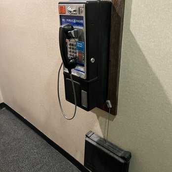 Apple Annie's - An actual pay phone by the bathrooms! It didn't have a dial tone though. - Breakfast & Brunch Near Me - Tulare, California
