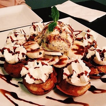 Hide Out Cafe - Banana Nutella waffle - Coffee & Tea Near Me - Rowland Heights, California