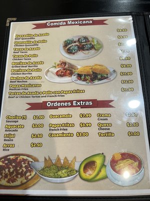 Menu photo 2 La Tecleña Los Angeles, CA
