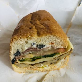 Avella’s Italian Takeout - Bada Bing on a Portuguese roll - this is half, I ate the other half but I couldn't finish it! - Pizza Near Me - Middletown, Connecticut
